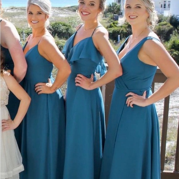 MORI Lee Bridesmaid Dress - Emerald - Picture 8 of 14